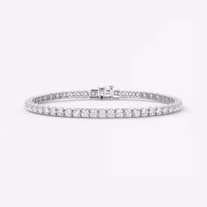 5 ct tennis lab diamond bracelets white gold