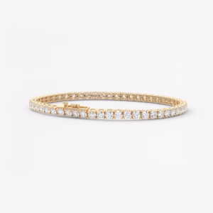 5 ct gold lab diamond tennis bracelet