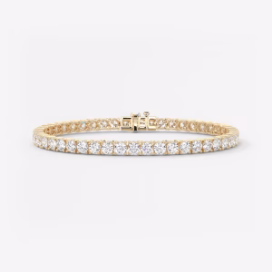 7 ct gold lab diamond tennis bracelet