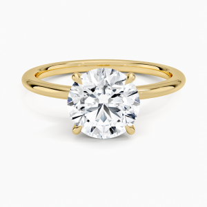 2 ct solitaire lab diamond rings