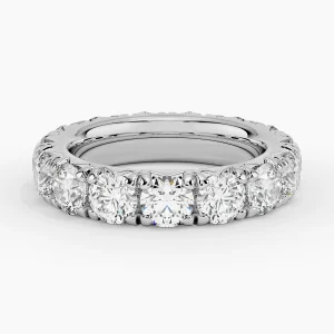 4.00 ctw white gold diamond wedding band (lab grown)
