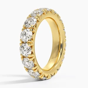 6 CTW GOLD LAB DIAMOND WEDDING BANDS