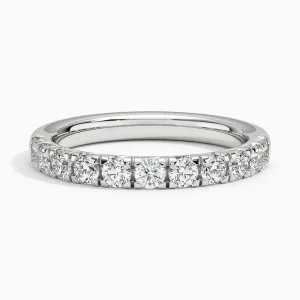 3.00 ctw diamond wedding band (lab grown) white gold