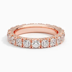 2.00 ctw rose gold diamond wedding band (lab grown)