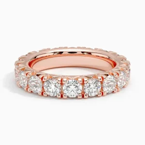 3.00 ctw rose gold diamond wedding band (lab grown)