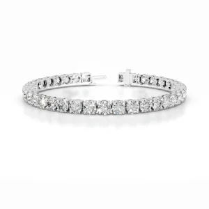 15 ct tennis lab diamond bracelets white gold