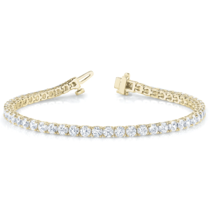 2 ct gold lab diamond tennis bracelet