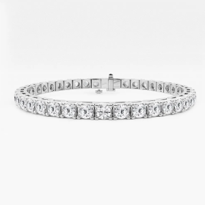 10 ct tennis lab diamond bracelets white gold