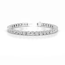 20 ct tennis lab diamond bracelets white gold