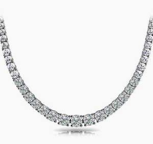 8 ctw diamond tennis necklace